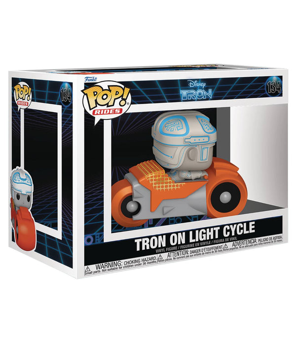 POP RIDES DLX TRON 1982 TRON W CYCLE FIG (C: 1-1-2)