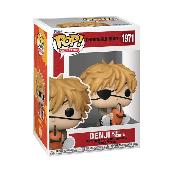 POP ANIMATION CHAINSAW MAN DENJI & POCHITA FIG (C: 1-1-2)