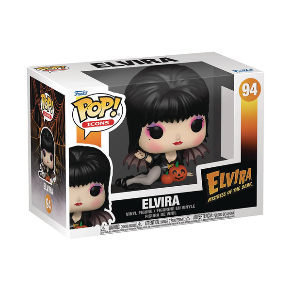 POP ICONS ELVIRA S5 ELVIRA PUMPKINS FIG (C: 1-1-2)