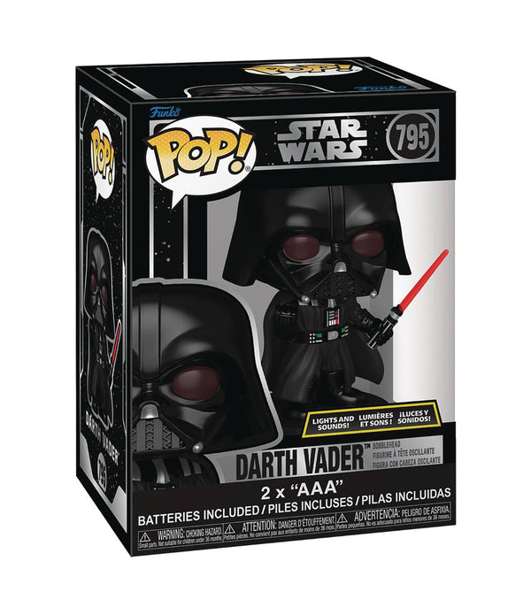 POP STAR WARS SW S10 DARTH VADER SFX FIG (C: 1-1-2)