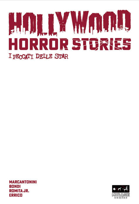 HOLLYWOOD HORROR STORIES I PECCATI DELLE STAR BLANK COVER