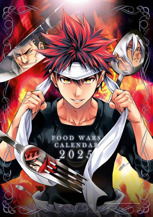 FOOD WARS CALENDARIO 2025