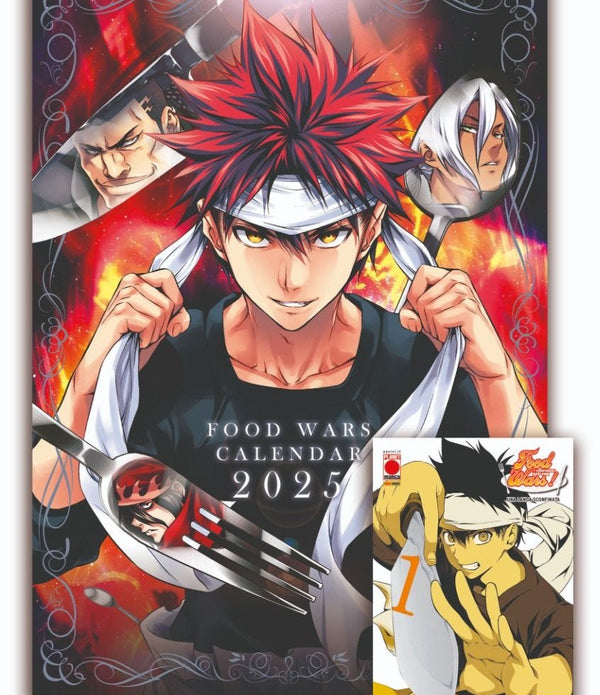 FOOD WARS CALENDARIO 2025 + FOOD WARS 1 VARIANT