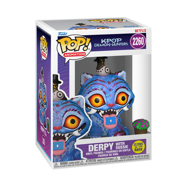 KPOP DEMON HUNTERS - POP FUNKO VINYL FIGURE 2260 DERPY WITH SUSSIE 9CM