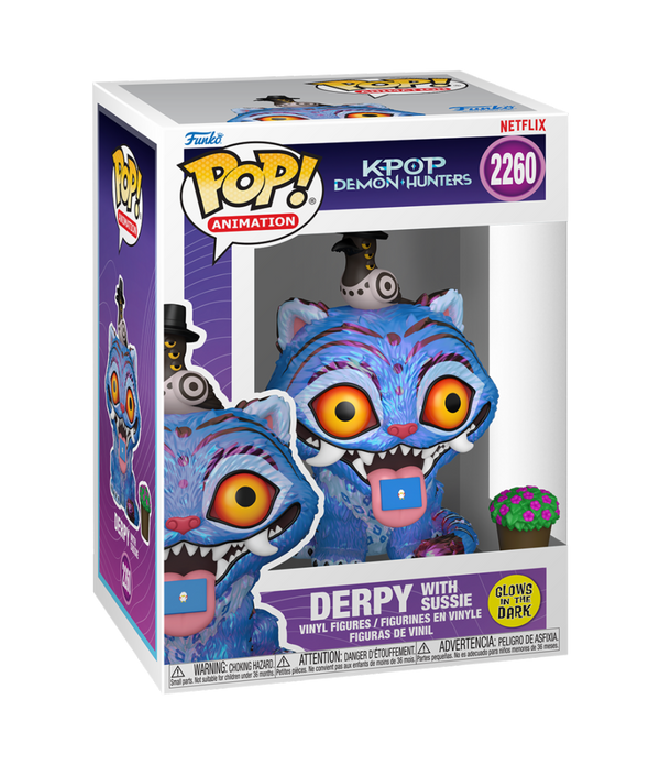 KPOP DEMON HUNTERS - POP FUNKO VINYL FIGURE 2260 DERPY WITH SUSSIE 9CM