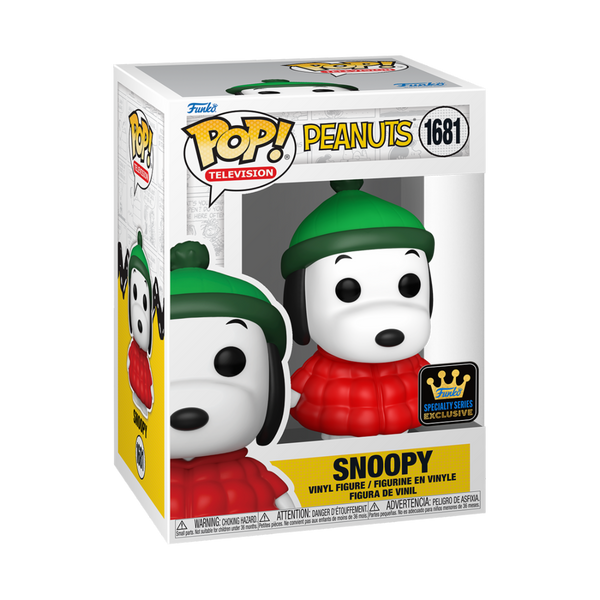 PEANUTS - POP FUNKO VINYL FIGURE 1681 SNOOPY IN COAT REGULAR 9CM